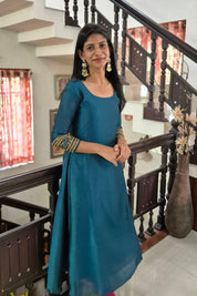 NR0097 - Rangoli Silk Kurta + Dupatta