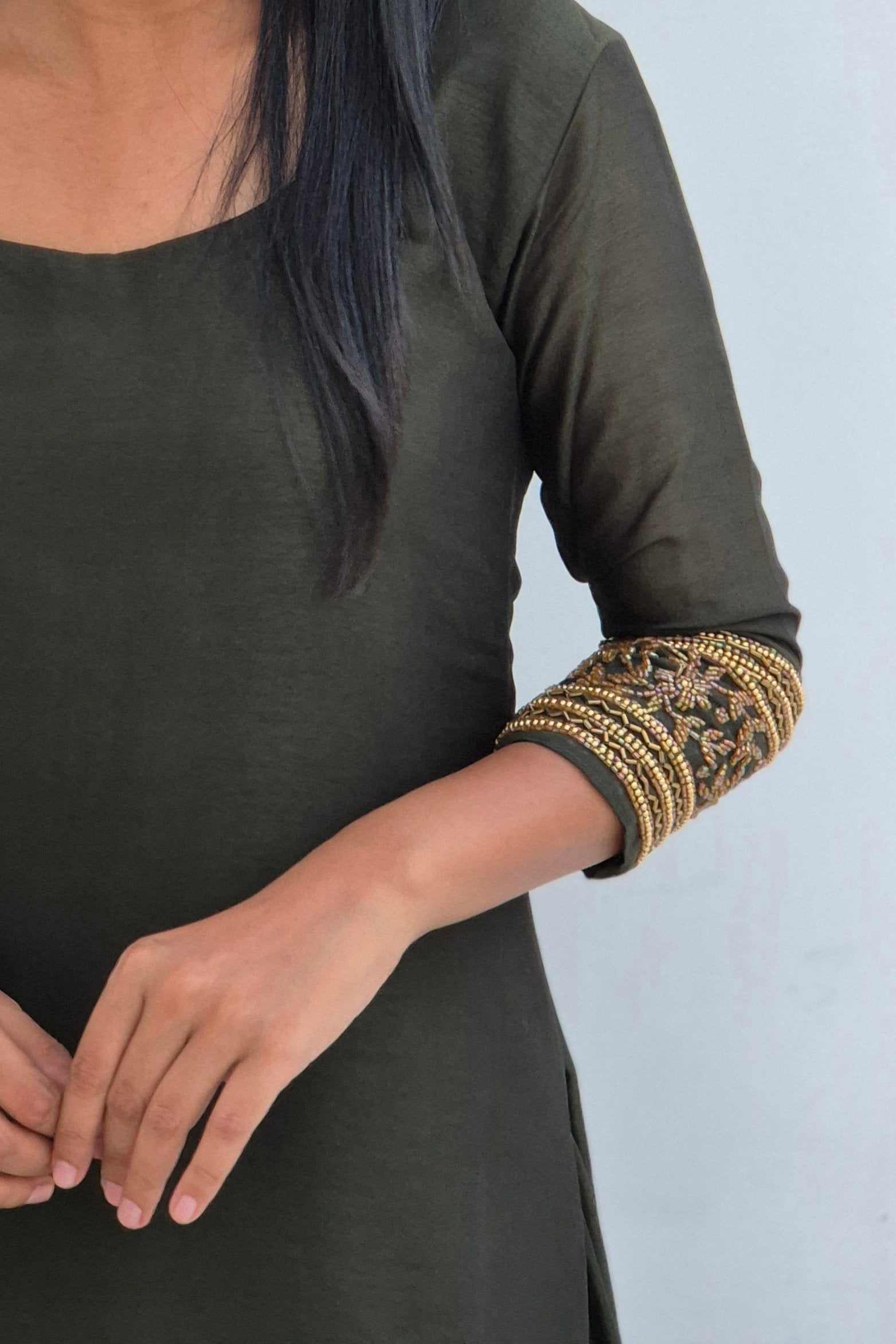 NR0097 - Rangoli Silk Kurta + Dupatta