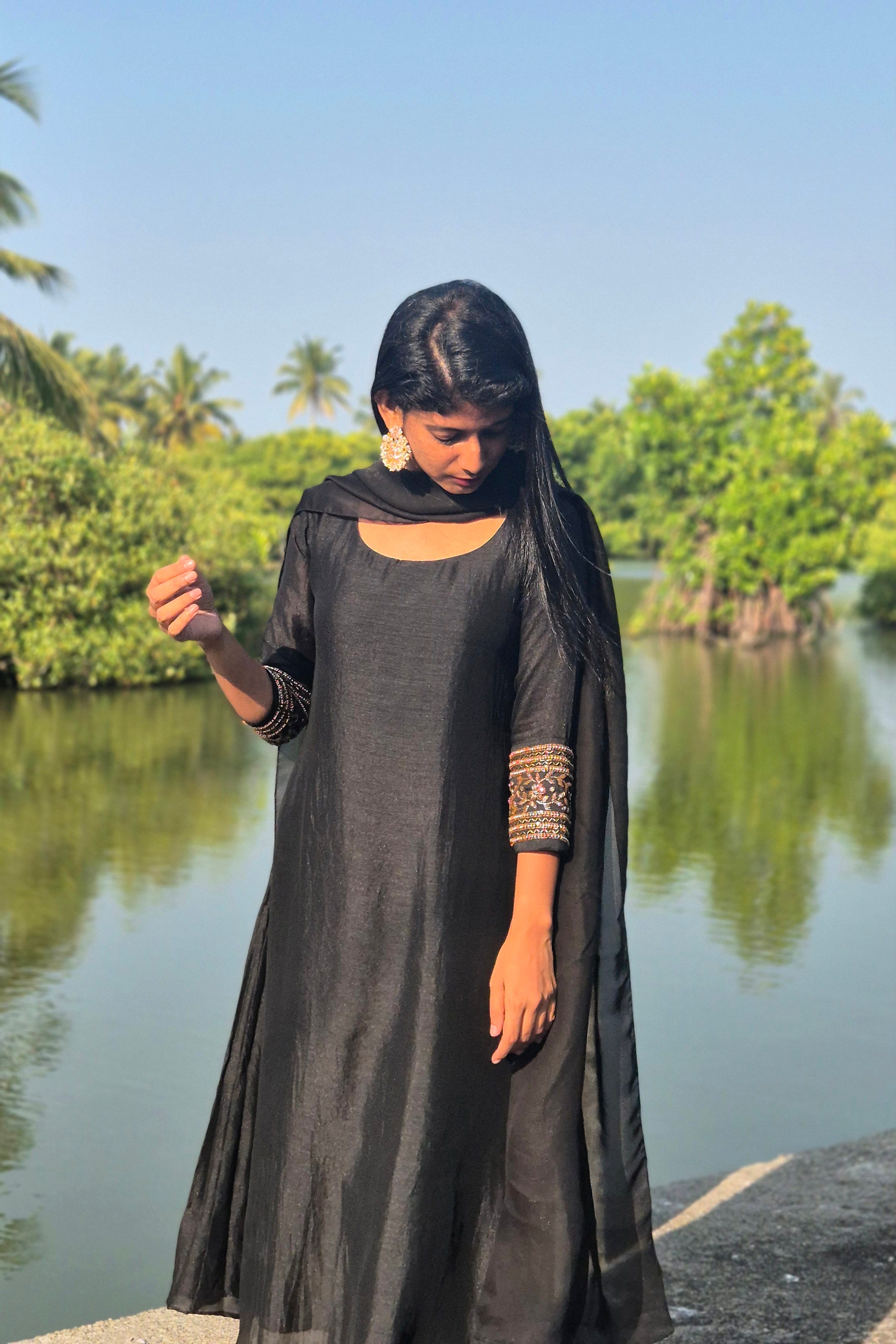 NR0097 - Rangoli Silk Kurta + Dupatta