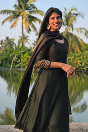 NR0097 - Rangoli Silk Kurta + Dupatta