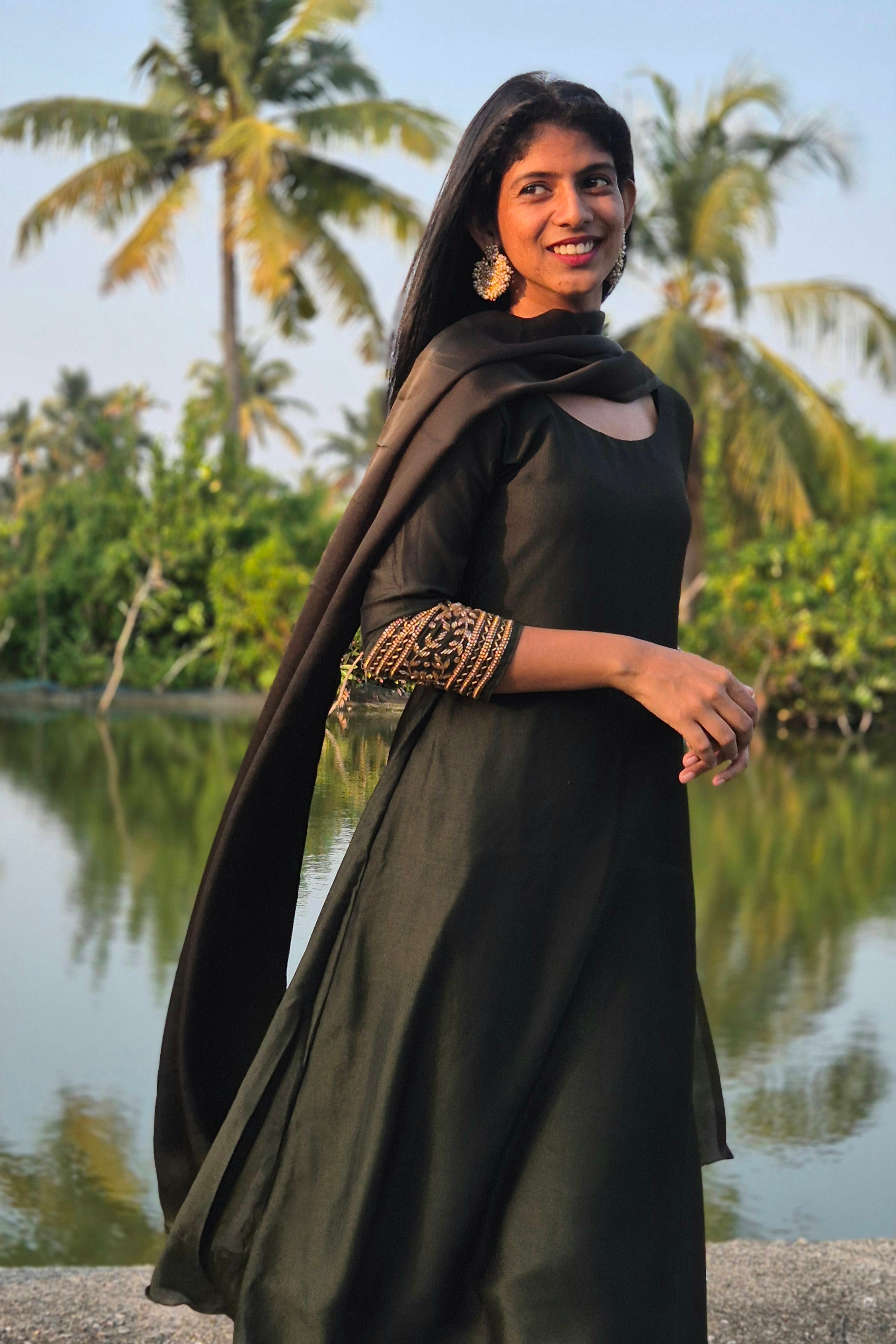 NR0097 - Rangoli Silk Kurta + Dupatta