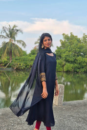 NR0097 - Rangoli Silk Kurta + Dupatta