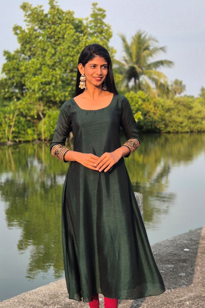 NR0097 - Rangoli Silk Kurta + Dupatta