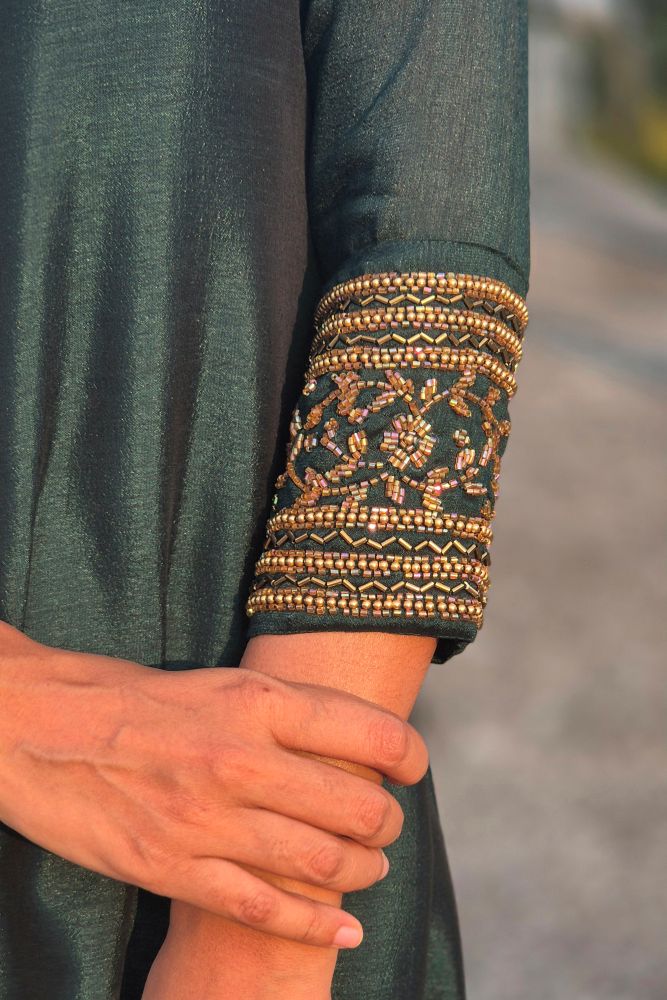 NR0097 - Rangoli Silk Kurta + Dupatta