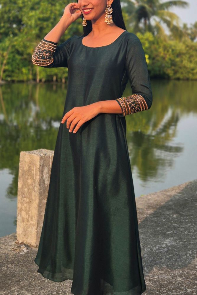 NR0097 - Rangoli Silk Kurta + Dupatta