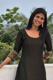 NR0097 - Rangoli Silk Kurta + Dupatta