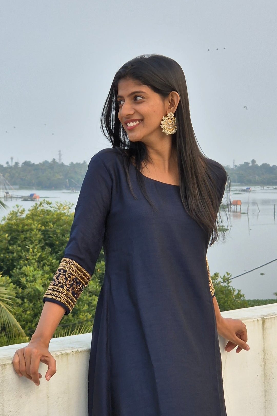 NR0097 - Rangoli Silk Kurta + Dupatta