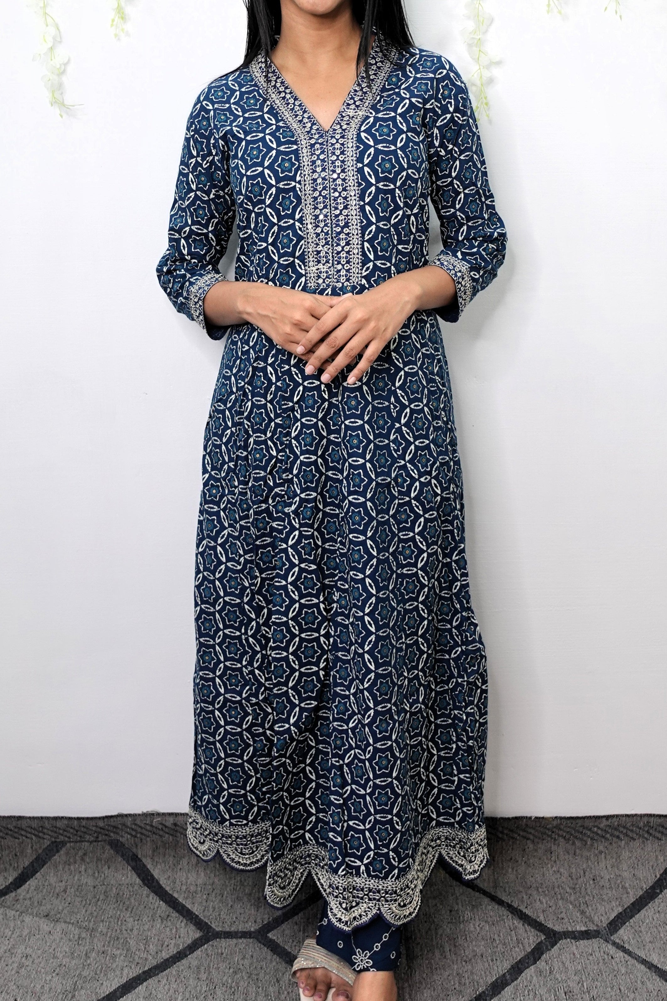 NR0030 - Anarkali Kurta-Pant Set