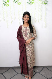 NR0051 - Muslin Silk Kurta Set