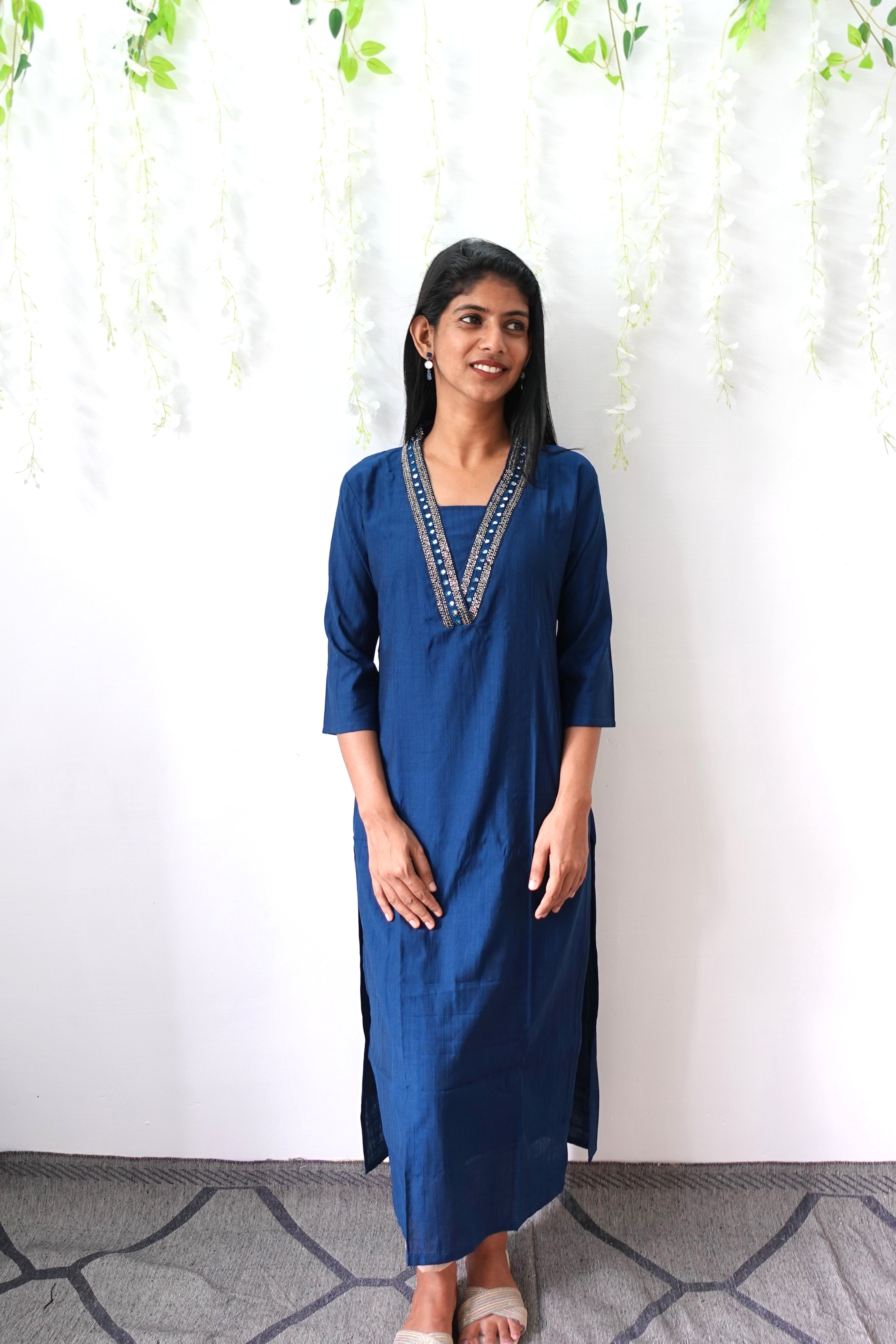 NR0017 - Kurta with Bead & Mirror work