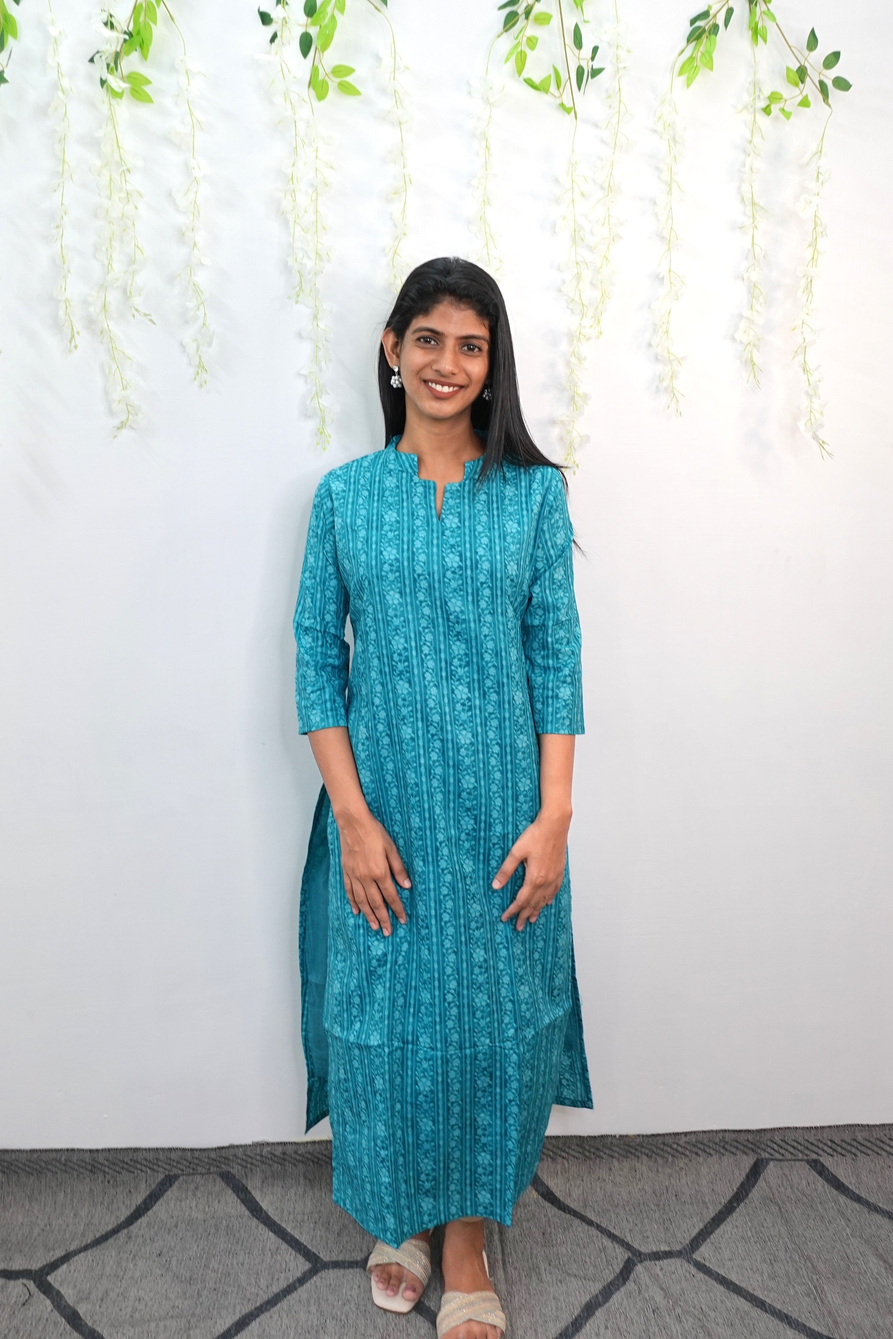 NR0022 - Cotton Straight Kurta