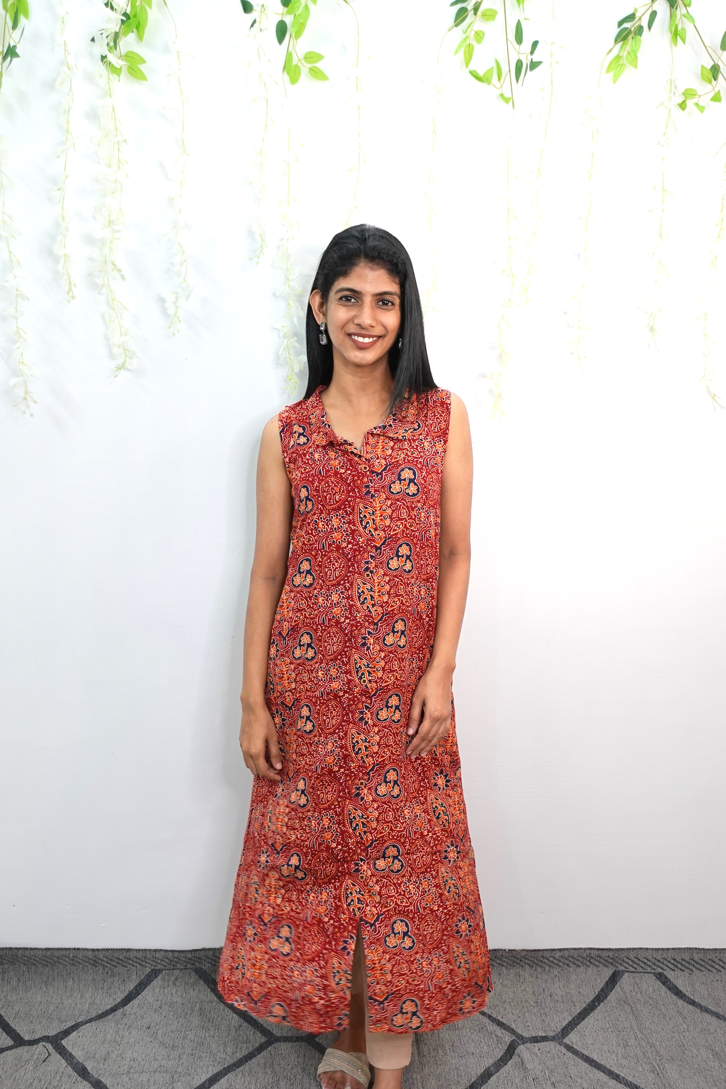 NR0027 - Rayon Printed Kurti