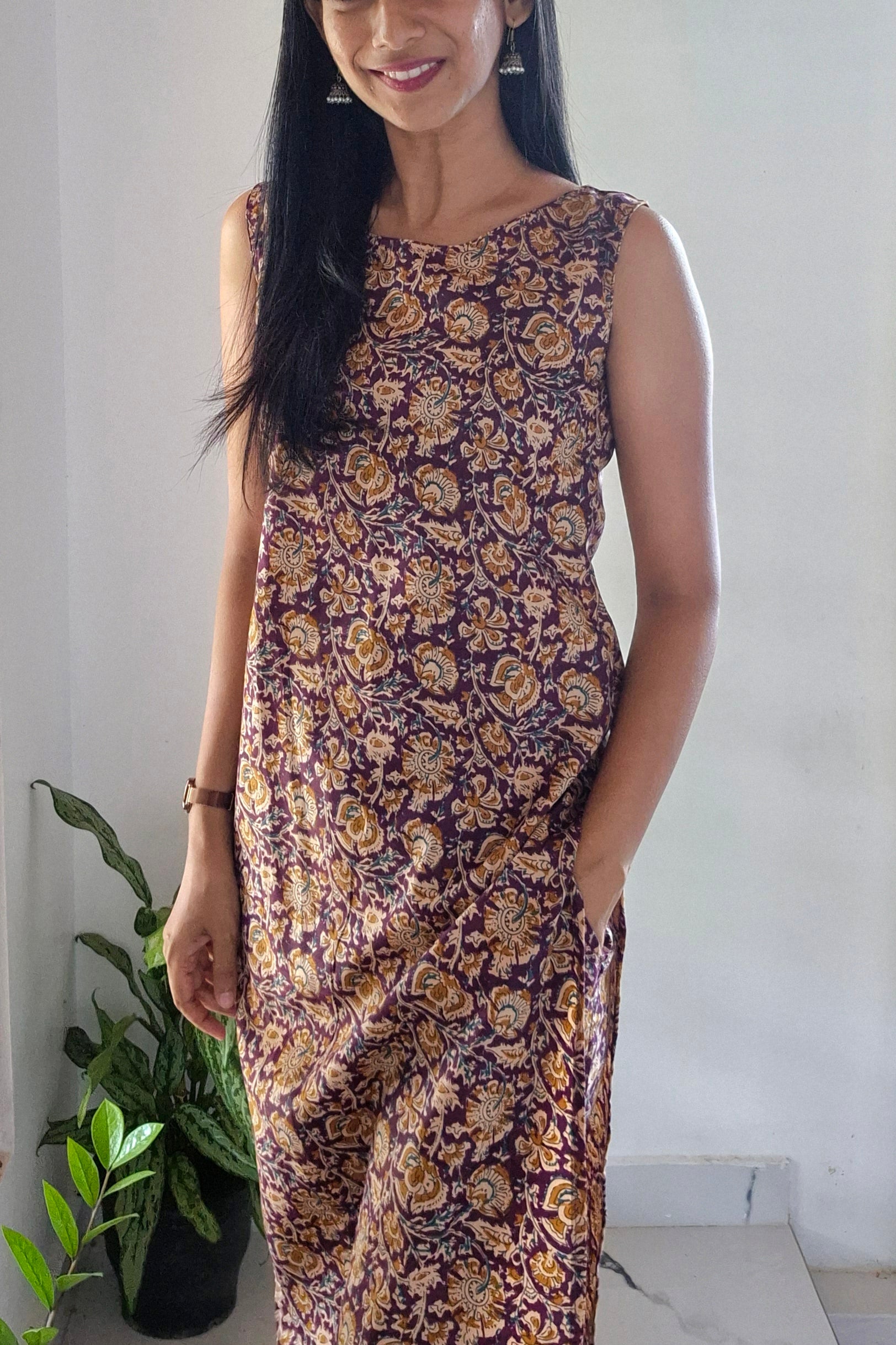 NR0132 - Kalamkari Co-ord Set with Pocket