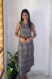 NR0129 - Kalamkari Co-ord Set with Pocket