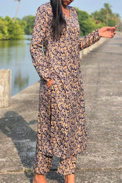 NR0146 -Kalamkari Co-Ord Set with Pocket