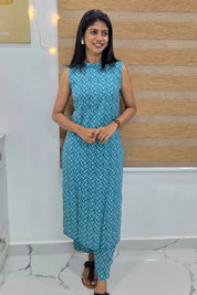 NR0207 - Halter Neck Co-Ord Set with Pocket
