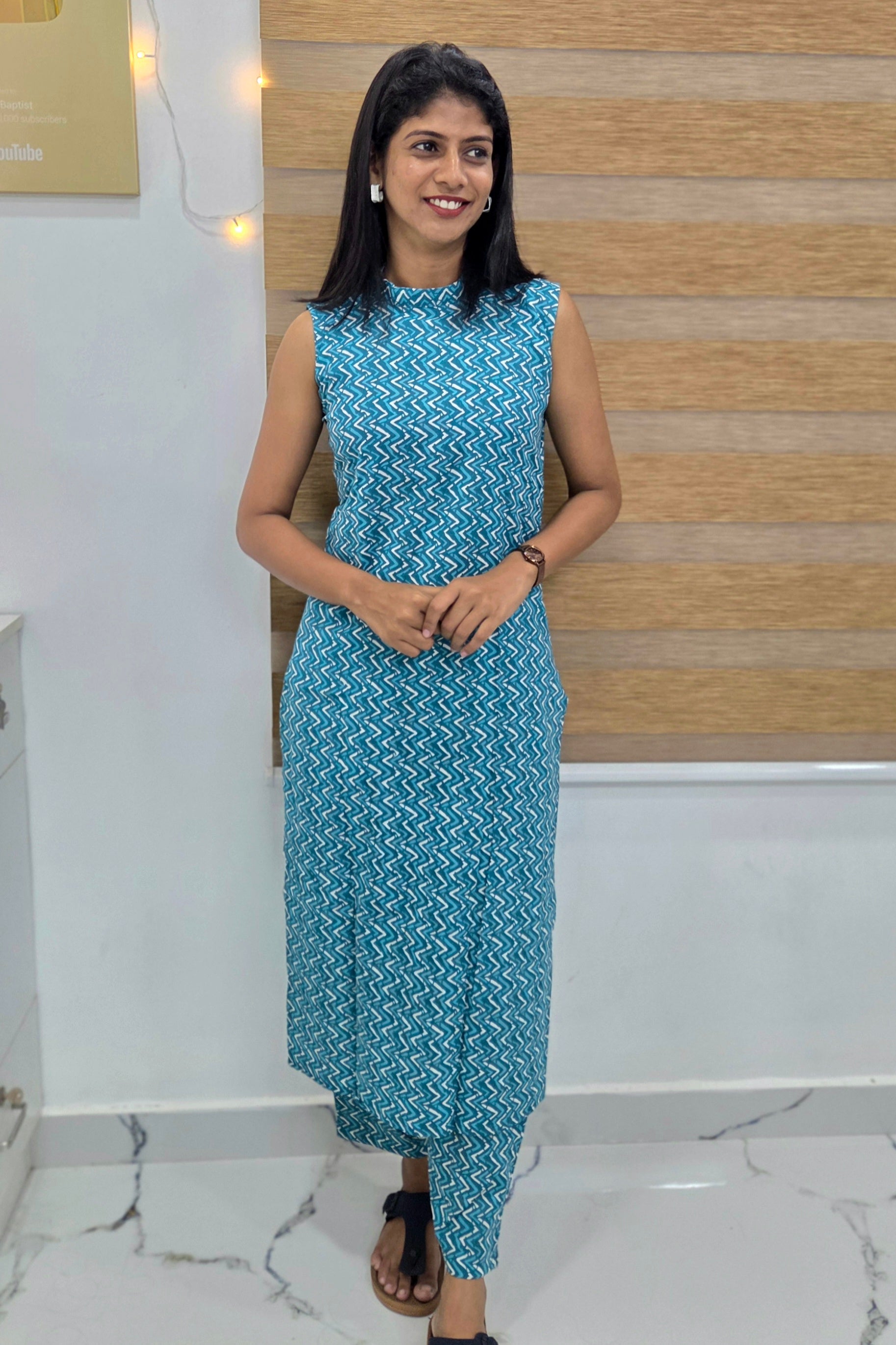 NR0207 - Halter Neck Co-Ord Set with Pocket