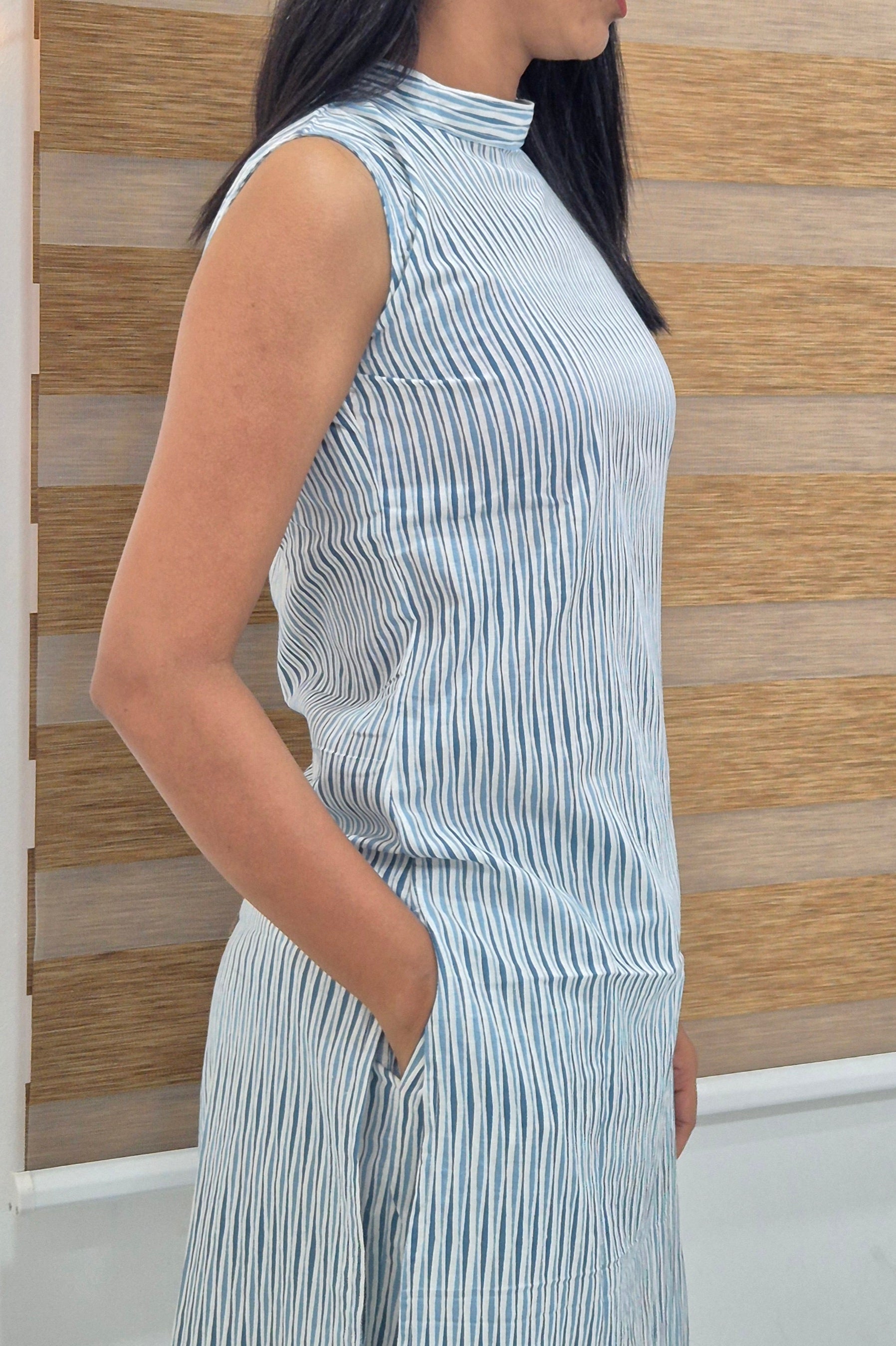 NR0212 - Halter Neck Co-Ord Set with Pocket