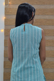 NR0211 - Halter Neck Co-Ord Set with Pocket