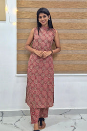 NR0194 - Halter Neck Co-Ord Set with Pocket