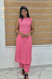 NR0200 - Halter Neck Co-Ord Set with Pocket