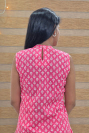 NR0200 - Halter Neck Co-Ord Set with Pocket