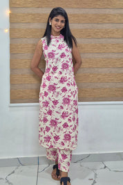 NR0197 - Halter Neck Co-Ord Set with Pocket