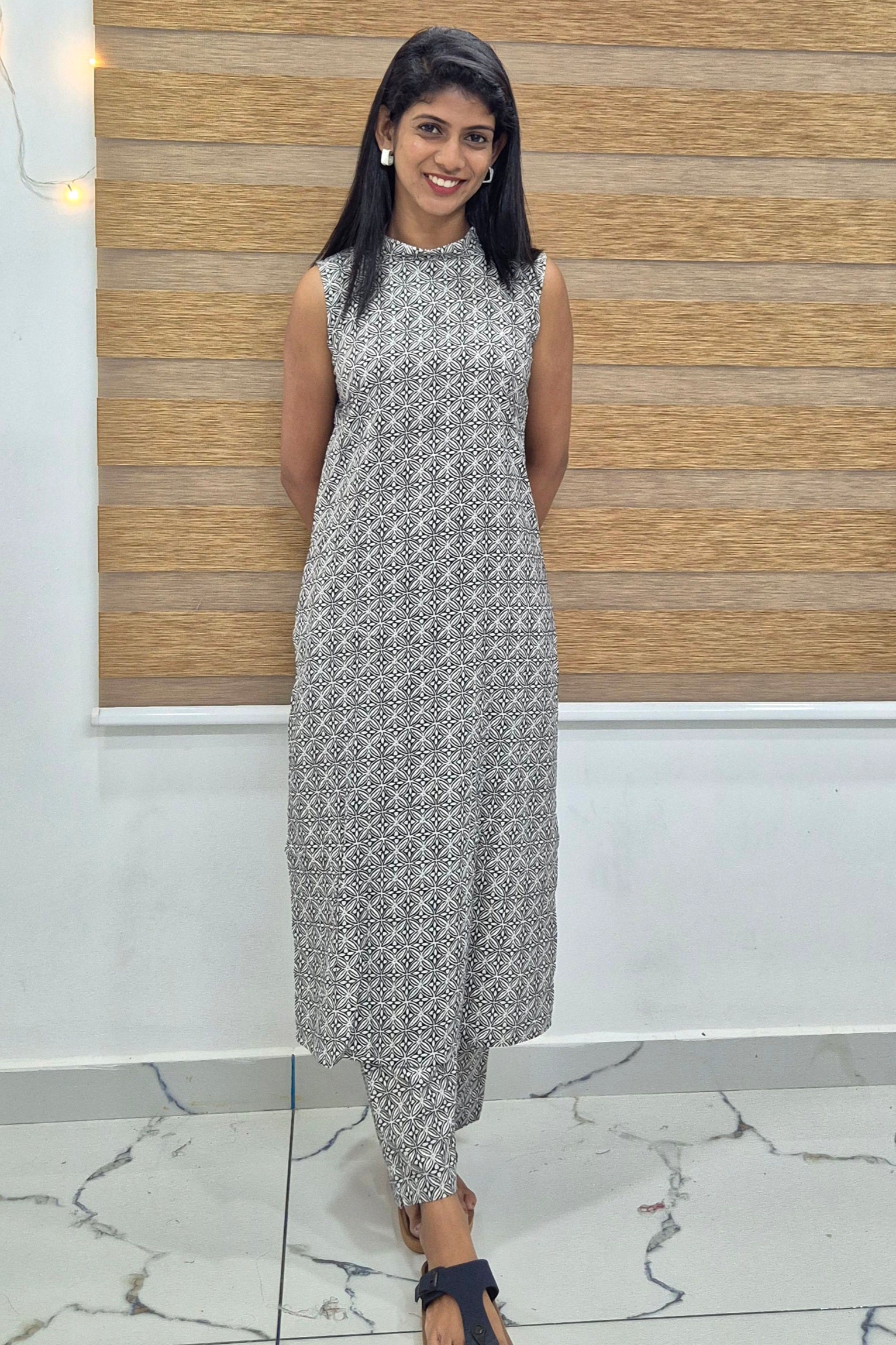 NR0204 - Halter Neck Co-Ord Set with Pocket