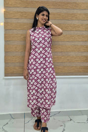 NR0202 - Halter Neck Co-Ord Set with Pocket