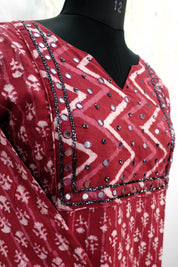 NR0015 - Kurta with Mirror & Bead work