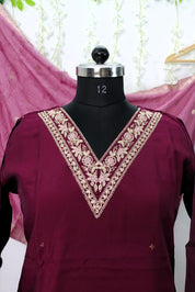 NR0007 - Roman Silk Kurta Set