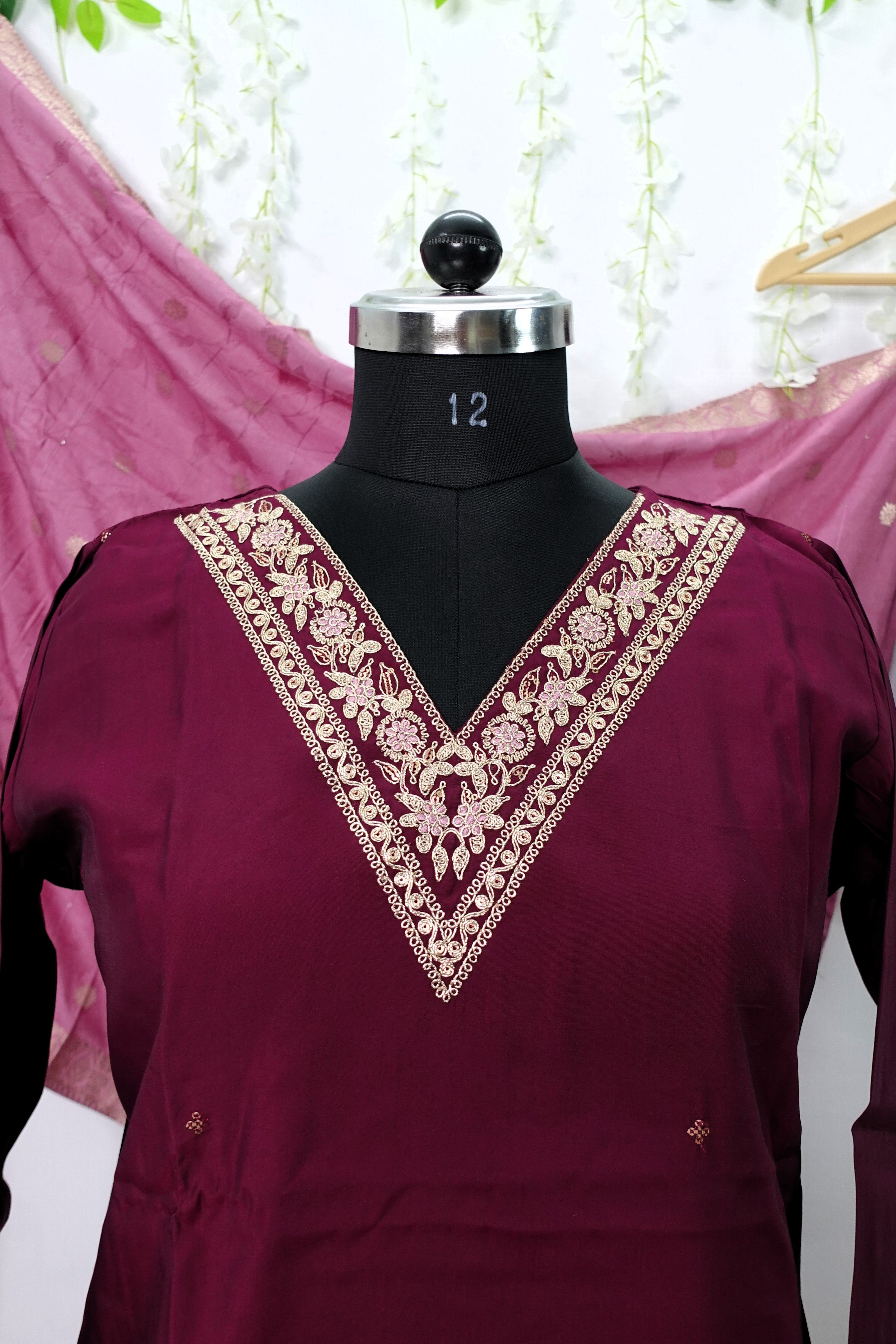 NR0007 - Roman Silk Kurta Set