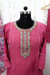 NR0005 - Hakoba Designer Kurta Set with Organza Dupatta