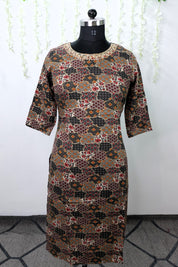 NR0064 - Rayon Kurta with Foil Print