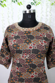 NR0064 - Rayon Kurta with Foil Print