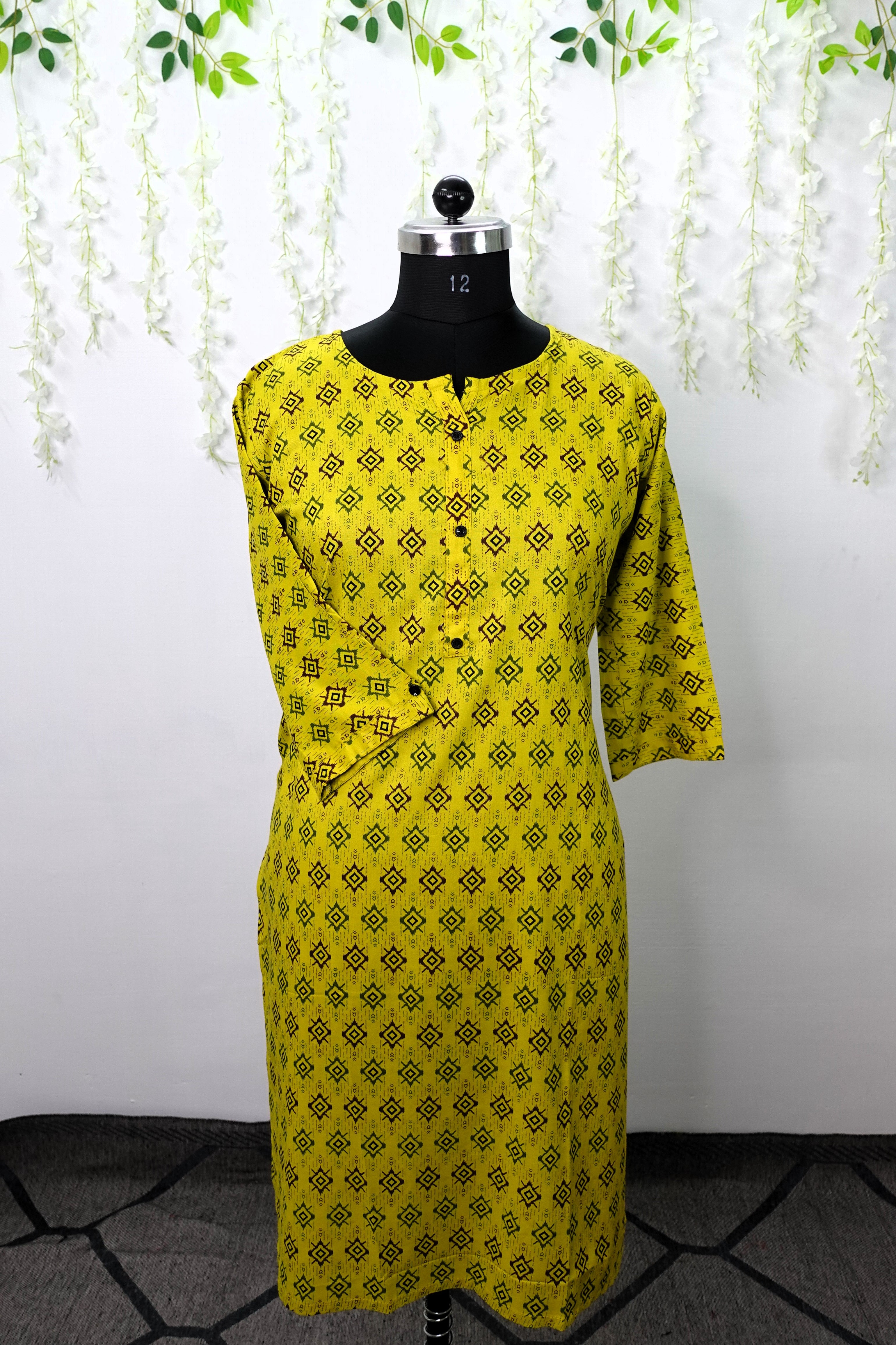 NR0046 - Rayon Kurta with Pocket