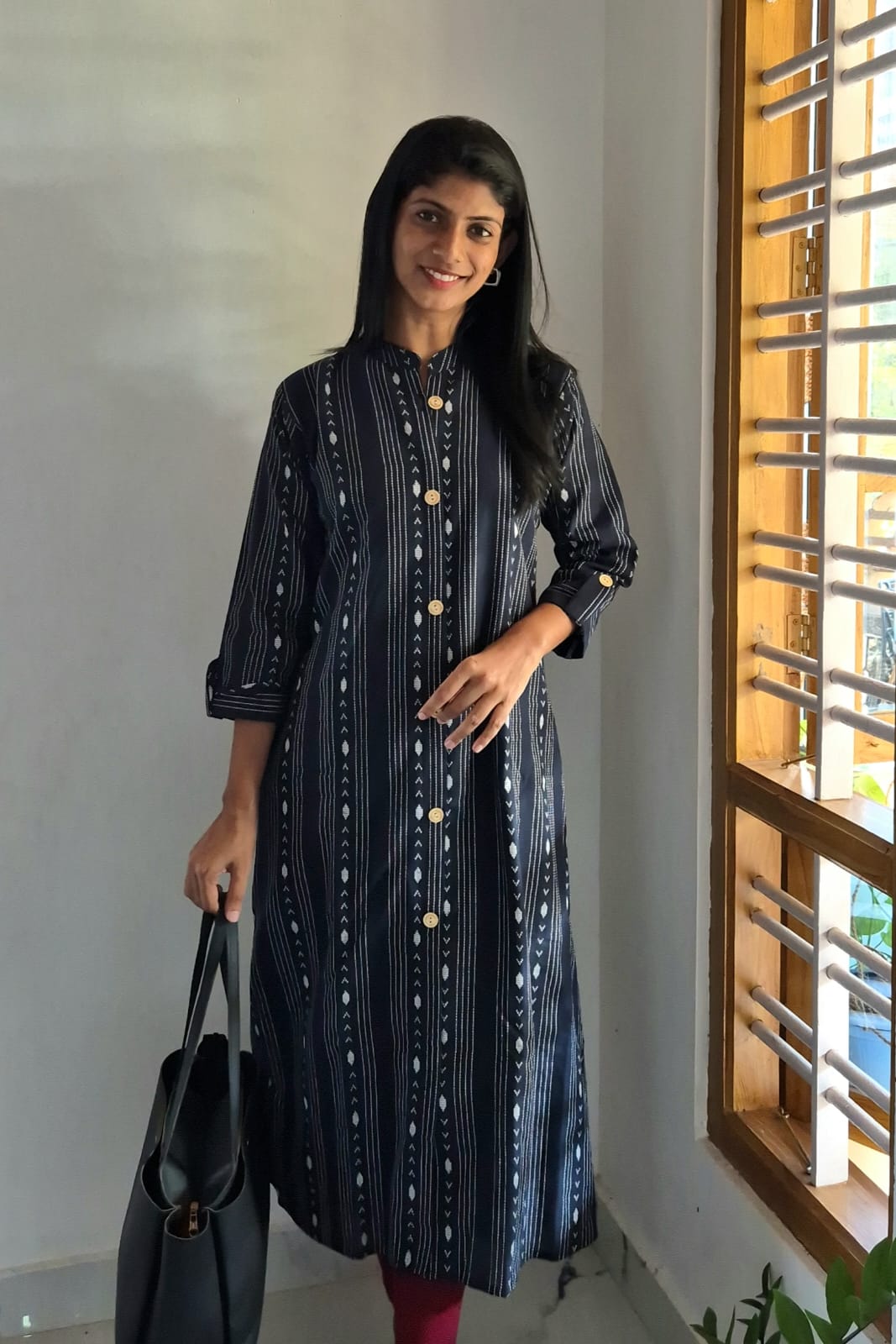 NR0029 - Premium Kantha Cotton kurta