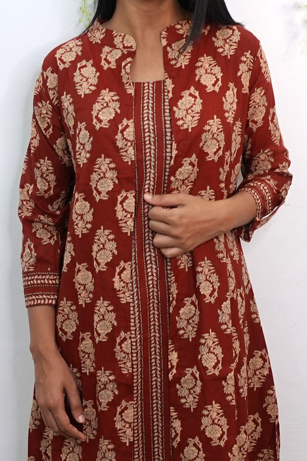 NR0025 - Kurti Dress with Overcoat