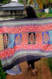 NR0110 - Pakistani Dupatta with Original Mirror work